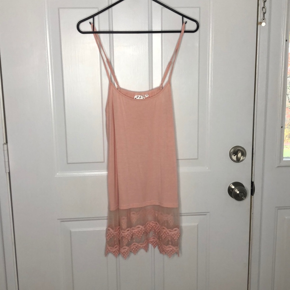 Grace & Lace pink extender cami ~ Large